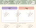First-Then Board & Daily Visual Schedule (Free)