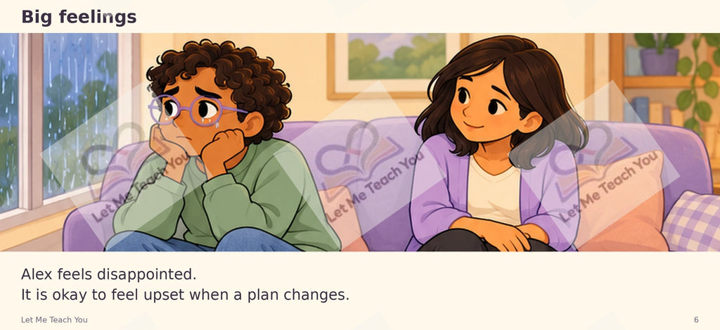When Plans Change Social Story