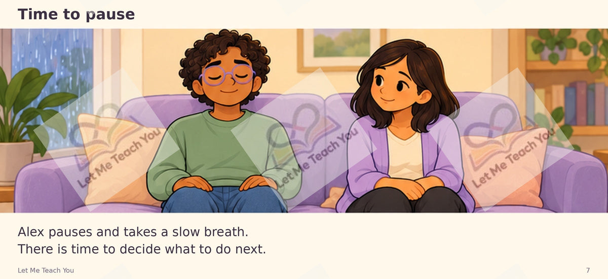 When Plans Change Social Story