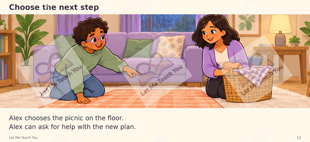 When Plans Change Social Story